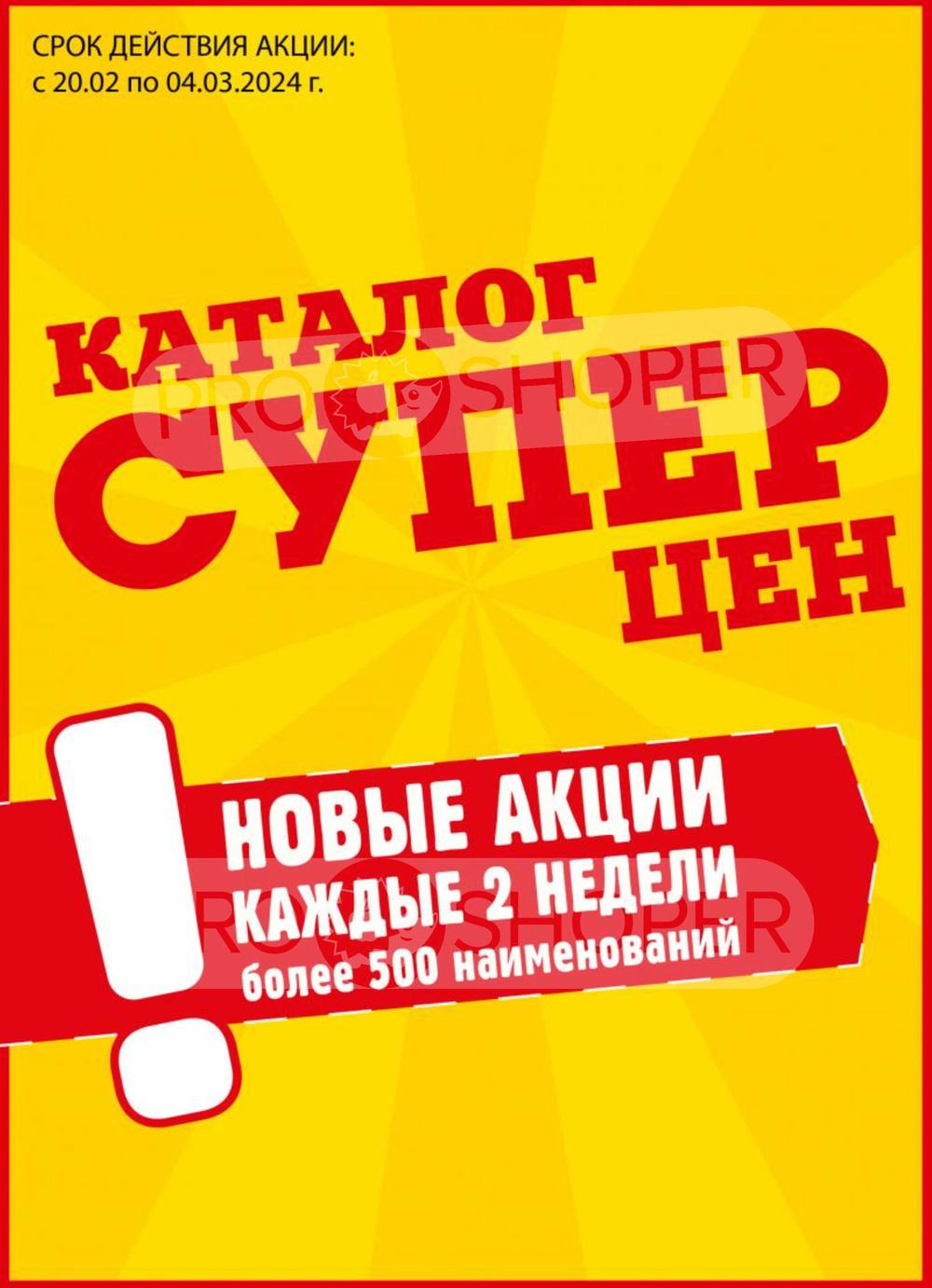 Каталог акций "авоська" 20.02.2024-04.03.2024 каждые две недели более 500 наименований товаров со скидкой